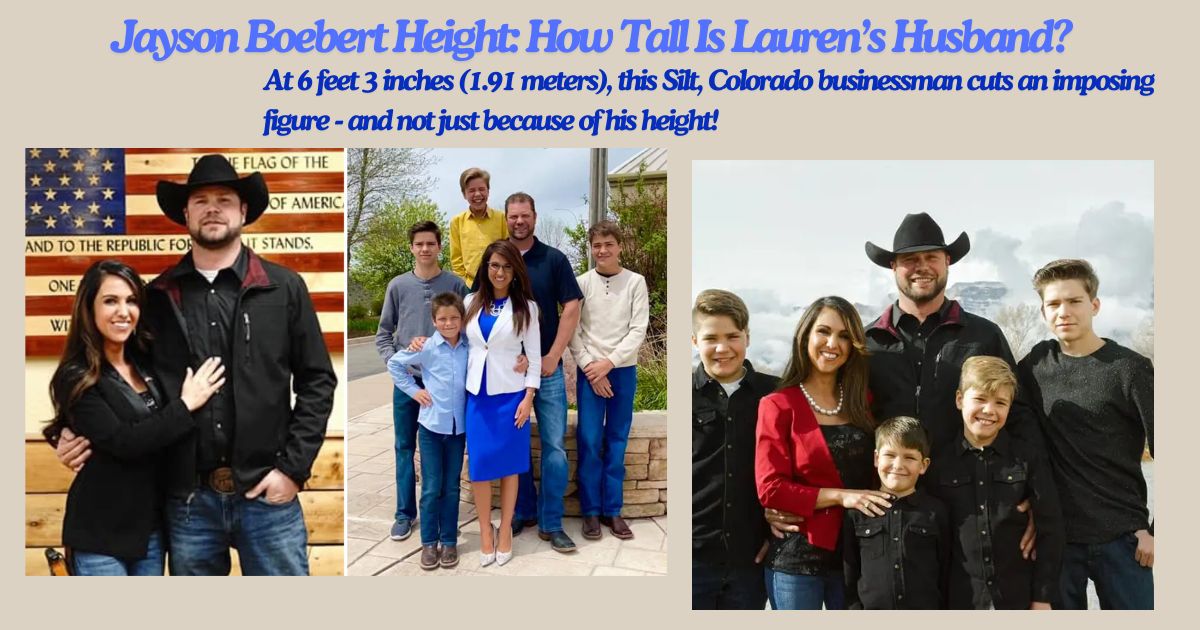 Jayson Boebert Height: How Tall Is Lauren’s Husband?